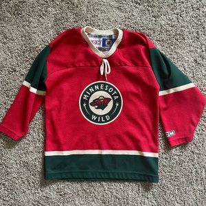 Toddler Kids Minnesota wild Jersey